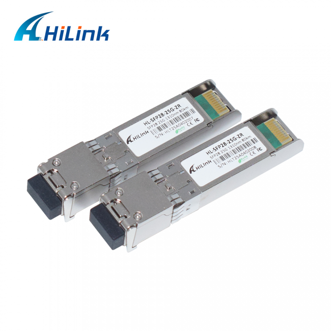 25G ZR SFP 80KM LC 25G Ethernet SFP Transceiver DOM 1310nm Волоконно-оптические приемники 3