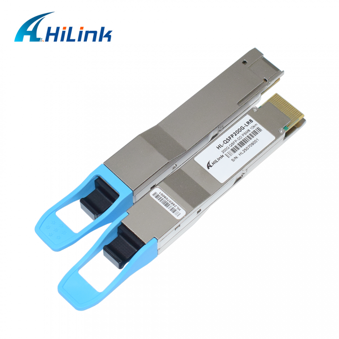 10 км 1310 нм MPO16 APC 8-градусный DOM оптический передатчик 200G QSFP DD LR8 PSM8 Дальность волны 0