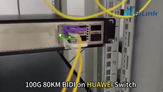 100G BIDI 80 км 1280/1300 нм на коммутаторах Arista и Huawei