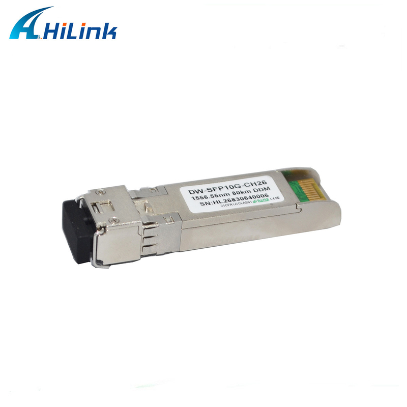 Приемопередатчик 100GHZ 10G DWDM 80KM LC SFP+ дуплекса DDM оптически для центра данных