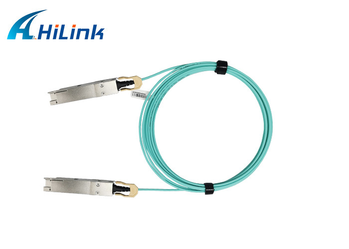 кабель многорежимного волокна MMF оптического кабеля 5M 8*26G OM4 400G AOC QSFP-DD 400Gb/s активный