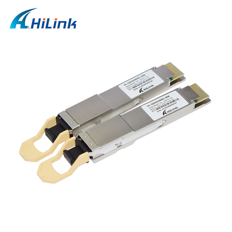 Оптическое волокно 100M MMF 850nm MPO модуля приемопередатчика DD 400G SR8 QSFP оптически - 16