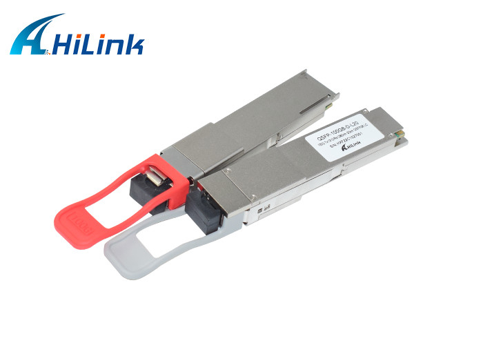 100GBASE - BX20 Модуль оптического передатчика QSFP28 LAN WDM 1280nm 1310nm 20km LC Simplex Transceiver