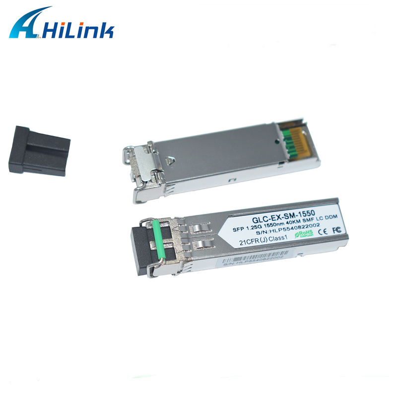 Гигабитный интернет 1550nm 1.25 G SFP-транссивер 40KM SMF SingleMode 1550nm Dual LC