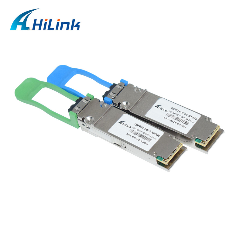 100G QSFP28 Модуль приемника BIDI 40KM 1304/1309nm EML+APD QSFP28-BX-D40 приемник