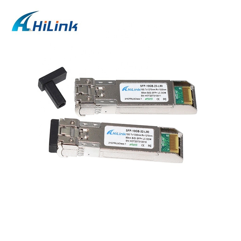 10GBASE BIDI 1490/1550nm SFP+ 10G Ethernet Волоконно-оптический приемник Single SFP+ BIDI 10G 80KM