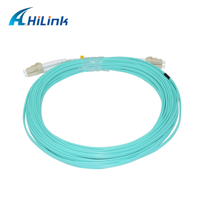 ПВХ 1-5M Волоконно-оптический скачковый кабель LC/UPC-LC/UPC OM3 OM4 Duplex 2.0/3.0mm