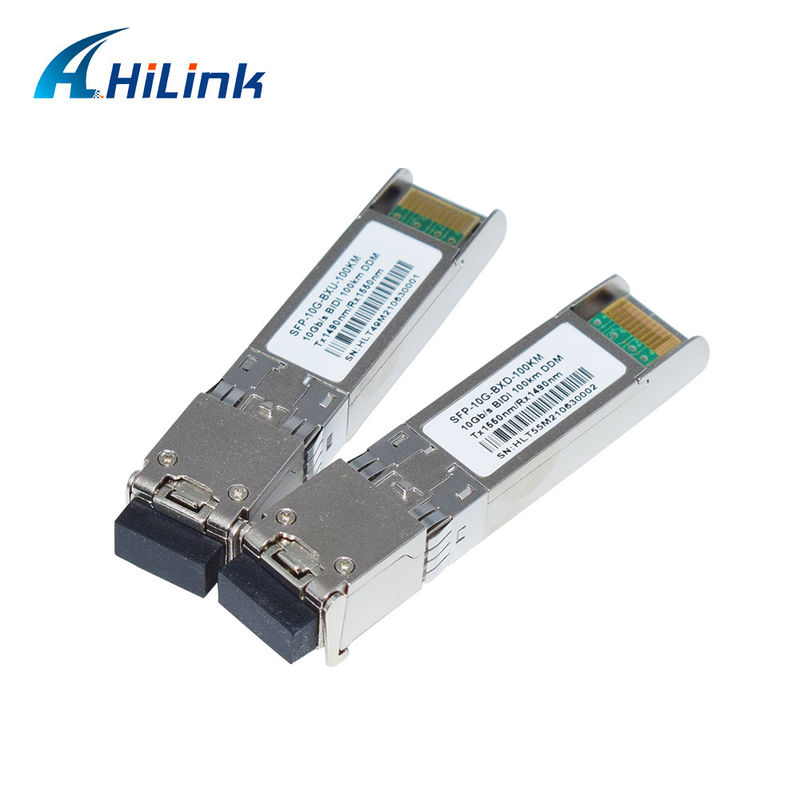 BIDI 10G WDM SMF оптический приемопередатчик SFP+ 100KM Tx1490nm/Rx1550nm с LC волоконно-оптическими приемопередатчиками для сетей FTTH