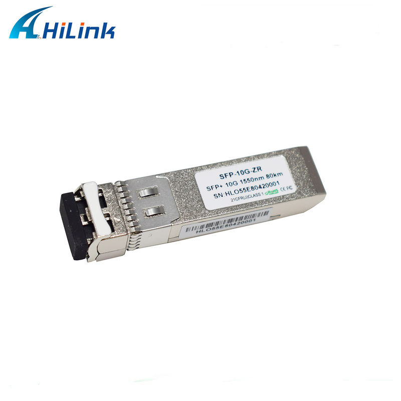 Дистанция 80 км SFP 10G SMF 1550nm ZR Duplex LC DDM оптический модуль с EML-передатчиком