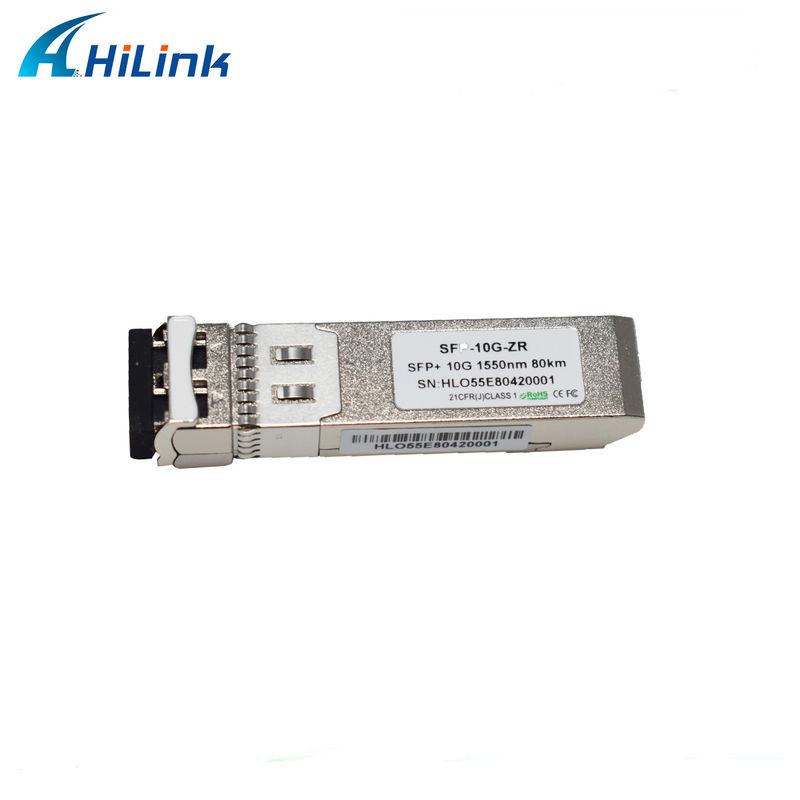 Дистанция 80 км SFP 10G SMF 1550nm ZR Duplex LC DDM оптический модуль с EML-передатчиком