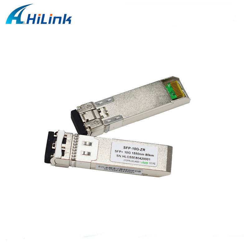 Дистанция 80 км SFP 10G SMF 1550nm ZR Duplex LC DDM оптический модуль с EML-передатчиком