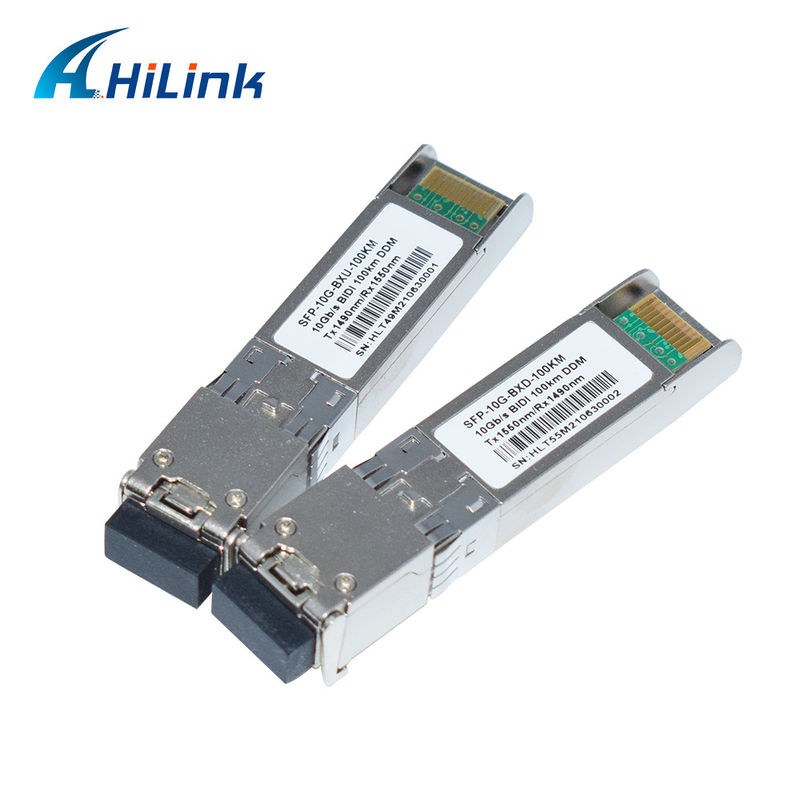 10G SFP+ BIDI 100KM Tx1490nm/Rx1550nm LC Волоконно-оптический приемник SFP-10G-BX-100KM