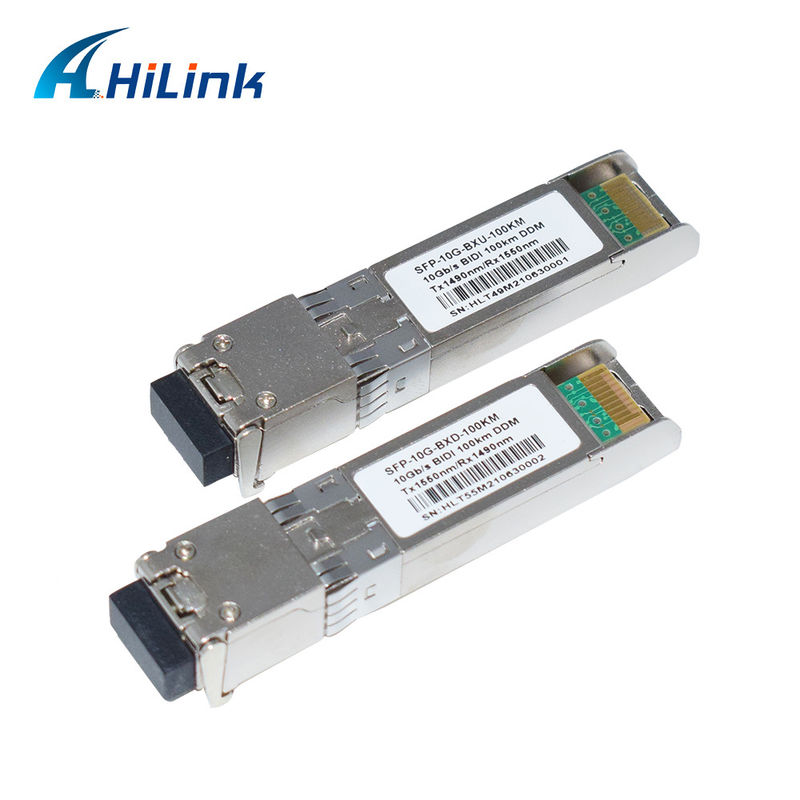 10G SFP+ BIDI 100KM Tx1490nm/Rx1550nm LC Волоконно-оптический приемник SFP-10G-BX-100KM