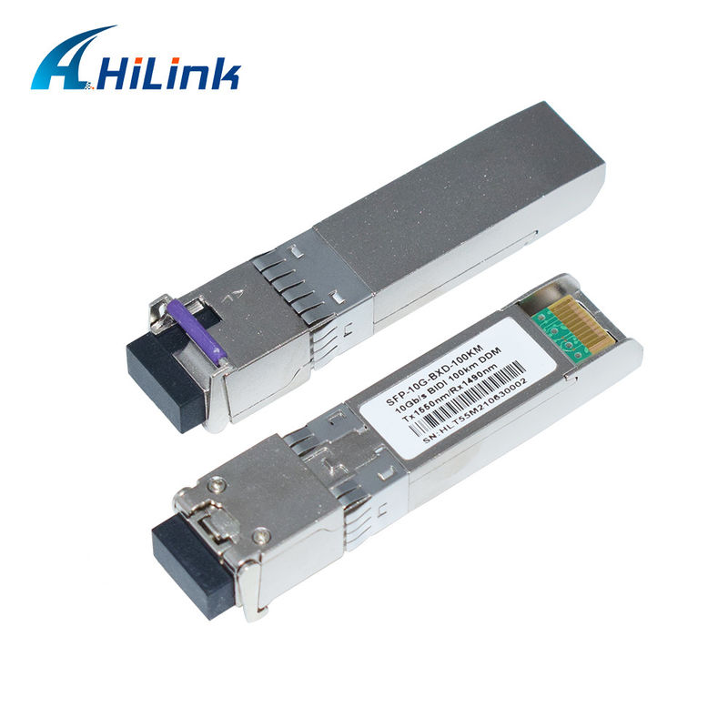 10G SFP+ BIDI 100KM Tx1490nm/Rx1550nm LC Волоконно-оптический приемник SFP-10G-BX-100KM