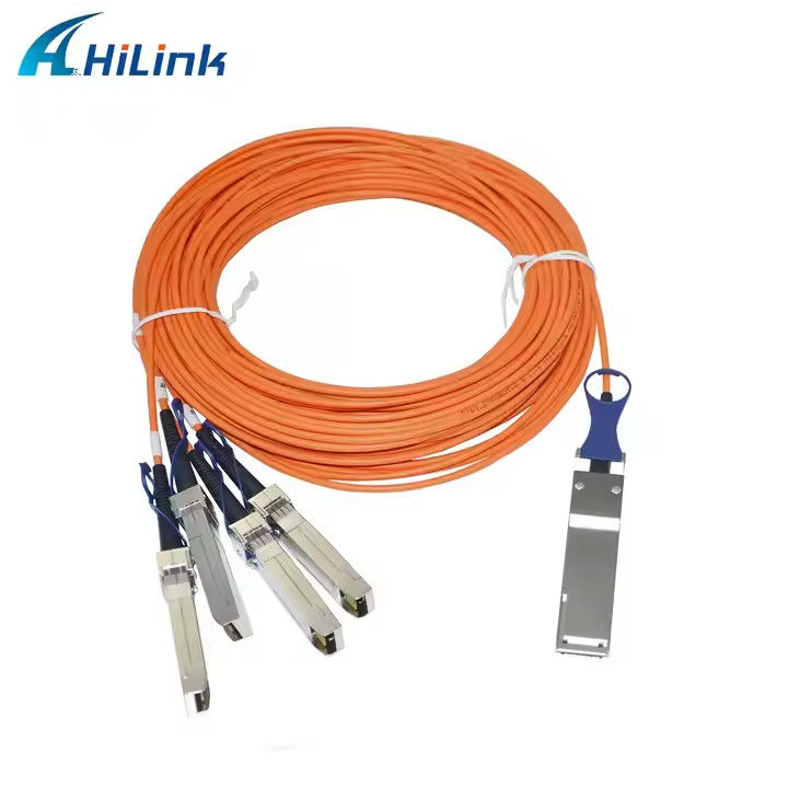 40G QSFP+ 4XSFP AOC кабель MMF 1M-5M QSFP к 4-SFP+ активным оптическим кабелям