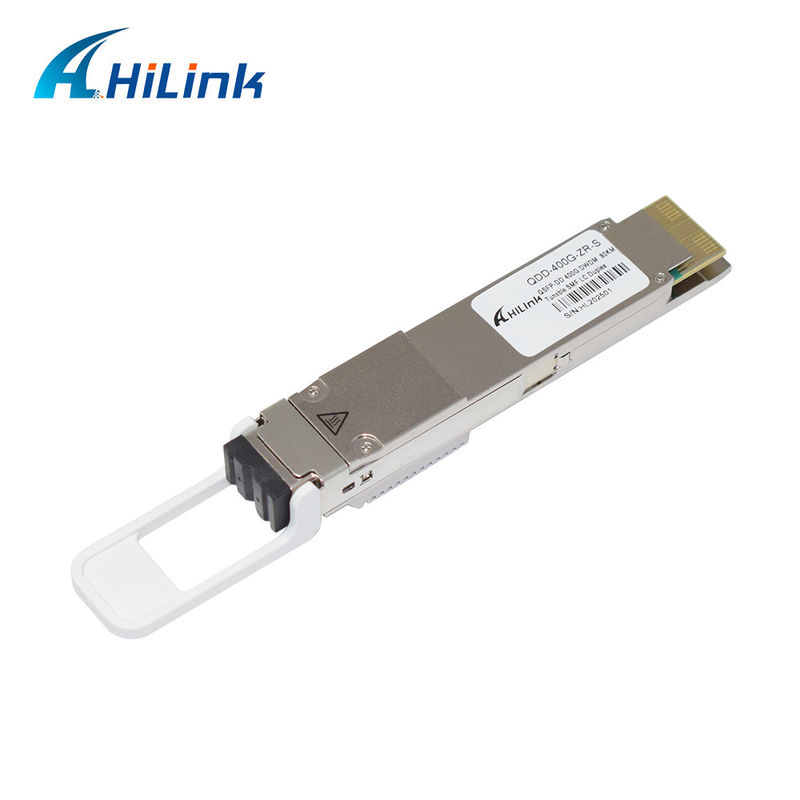 QSFP DD 400GBASE DWDM ZR 80KM Модуль передатчика QDD-400G-ZR-S DWDM Настраиваемый SMF LC DOM