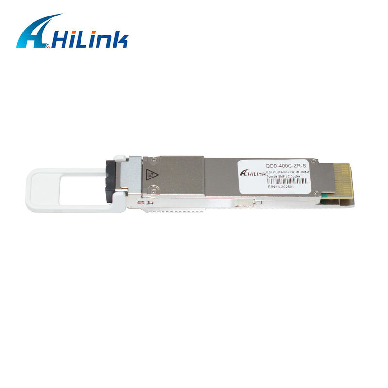 QSFP DD 400GBASE DWDM ZR 80KM Модуль передатчика QDD-400G-ZR-S DWDM Настраиваемый SMF LC DOM