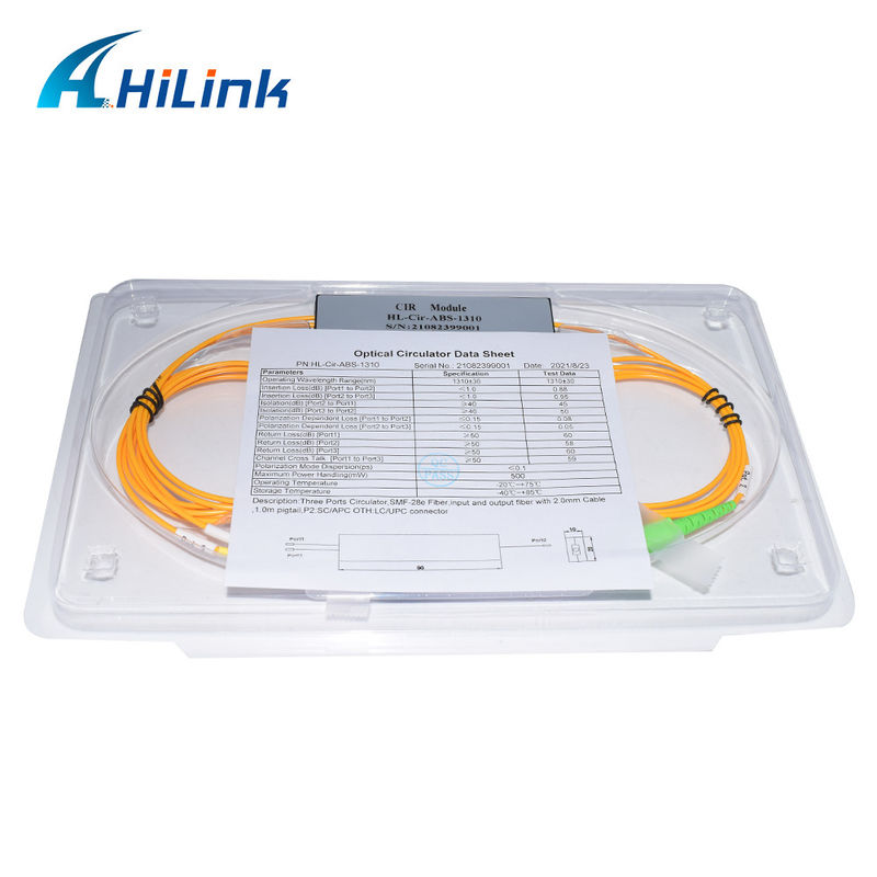 ABS Box 3 порты циркулятор, порт 1&Port3-LC/UPC, порт 2-SC/APC 1310nm/1550nm/1610nm