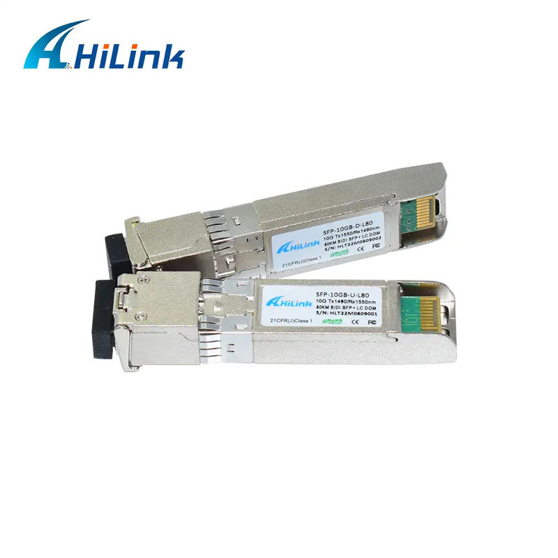 10G-ZR4-80KM 10G BIDI Трансиверный модуль 80KM 1490nm/1550nm SFP+ STM-64 WDM 8SFP+ SMF