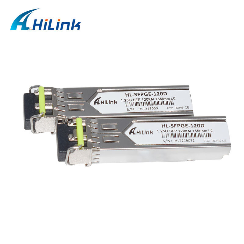 HL-SFPGE-120D HILINK 1.25G SFP трансивер 1550 нм, разъем LC, DDM GBIC модуль для большой дальности 120 км и стабильной производительности