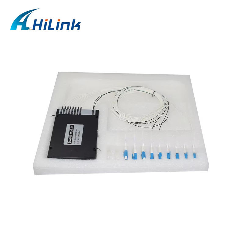 Коробка ABS диапазона LC UPC c дуплекса волокна оборудования 8CH 100GHZ DWDM MUX Demux WDM двойная