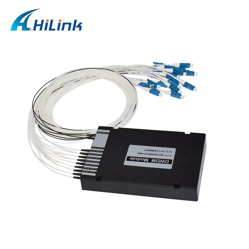 Коробка ABS диапазона LC UPC c дуплекса волокна оборудования 8CH 100GHZ DWDM MUX Demux WDM двойная