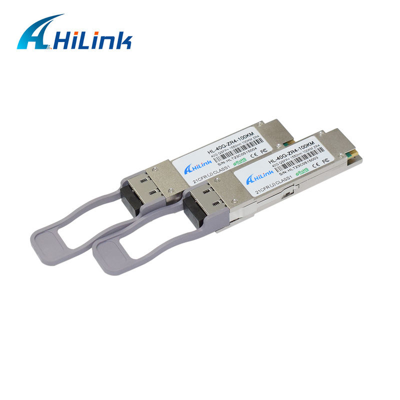 Общий QSFP-40G-ZR4 Совместимый 40GBASE-ZR4 Модуль оптического приемопередатчика 1550nm 100km EML+ APD Коммуникация и сетевой продукт