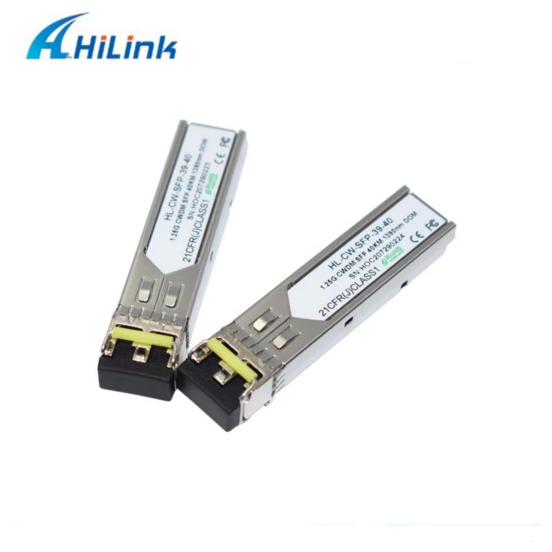 Китайская фабрика 1000Base 1.25G SFP Dual LC Connector CWDM 40KM LC 1270-1610nm Оптический приемопередатчик Оптическое оборудование
