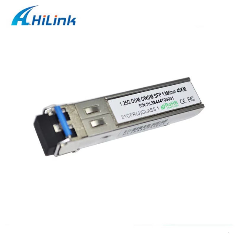 Китайская фабрика 1000Base 1.25G SFP Dual LC Connector CWDM 40KM LC 1270-1610nm Оптический приемопередатчик Оптическое оборудование