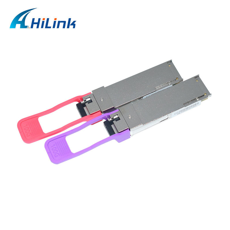100Gb/s QSFP28 LR BIDI Оптический одноламбдовый приемопередатчик 1271nm 1331nm SMF Одиночный LC-коннектор 10km DOM