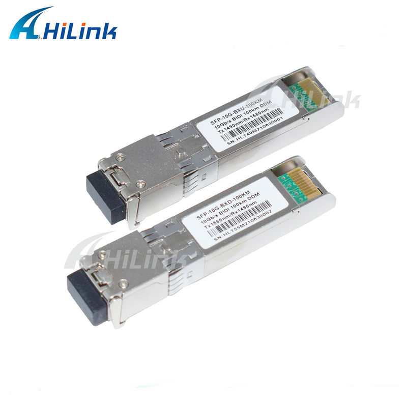 10G SFP BIDI Transceiver Module 3- 100KM Reach 1490/1550NM EML APD для скоростной сети на большие расстояния
