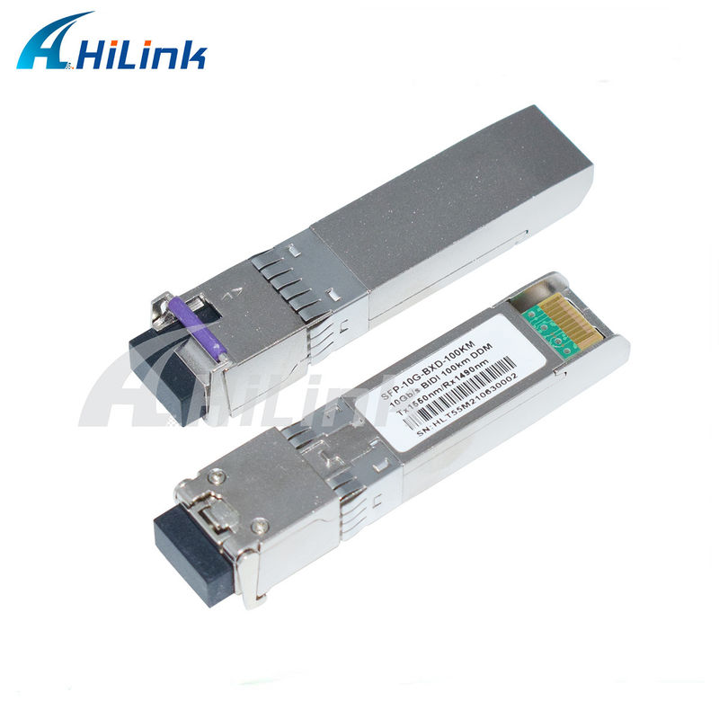 10G SFP BIDI Transceiver Module 3- 100KM Reach 1490/1550NM EML APD для скоростной сети на большие расстояния