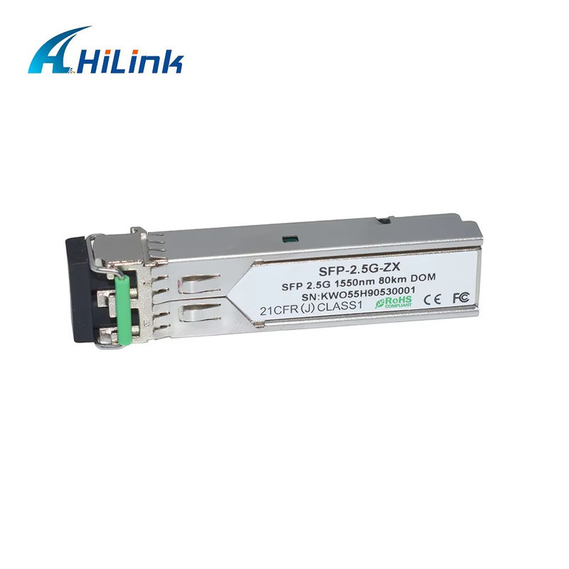 Профессиональный завод 2.5G SFP 80KM 1550nm LC соединитель Модуль волоконно-оптического