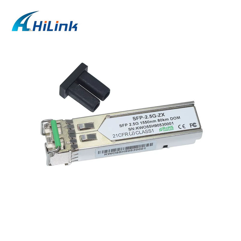 Профессиональный завод 2.5G SFP 80KM 1550nm LC соединитель Модуль волоконно-оптического