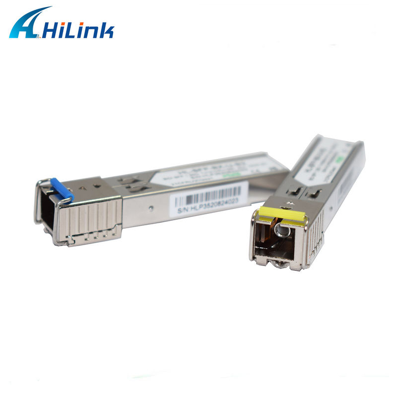 1.25G BIDI 1310/1550nm 3-километровый SFP-передатчик для передачи данных на большие расстояния при температуре от 0 до 70 °C