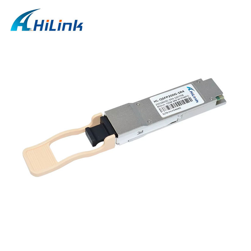 Новый модный 200G базовый QSFP56 SR4 850NM 100M Reach MultiMode MPO Connector Модуль волоконно-оптический