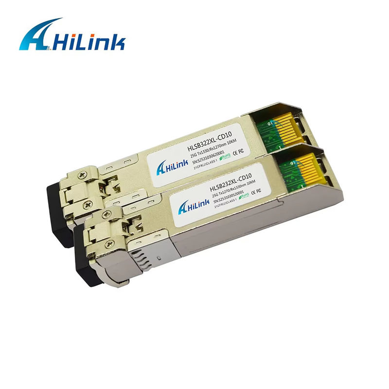 25G SFP28 BIDI оптический модуль волокно соединитель LC 0 до 70C 3 км/10 км/40 км/60 км
