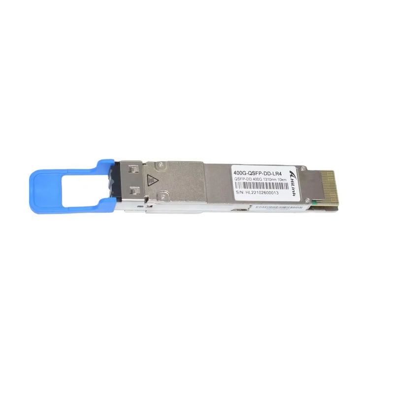 400 Гбит/с QSFP-DD LR4 10 км SMF оптический приемопередатчик, дуплексный разъем LC, совместимый с RoHS, для больших расстояний