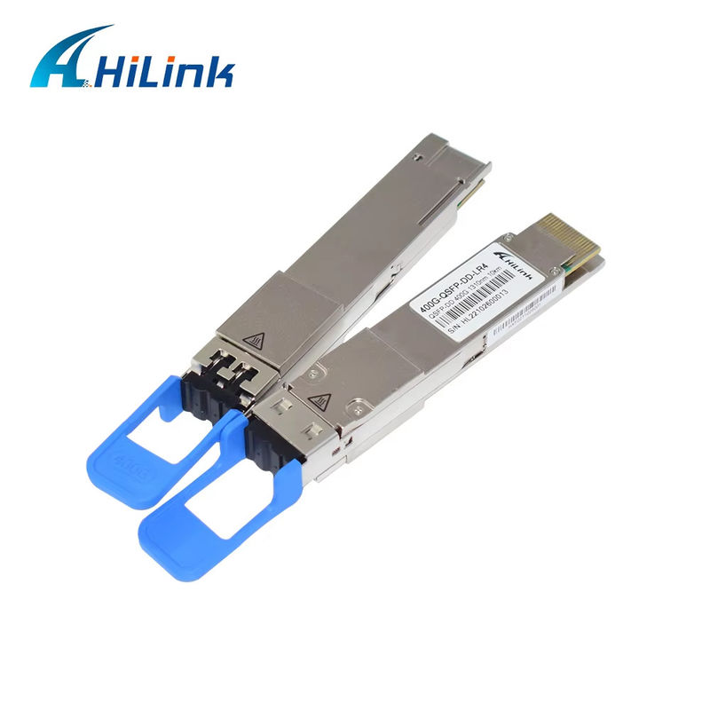 400 Гбит/с QSFP-DD LR4 10 км SMF оптический приемопередатчик, дуплексный разъем LC, совместимый с RoHS, для больших расстояний