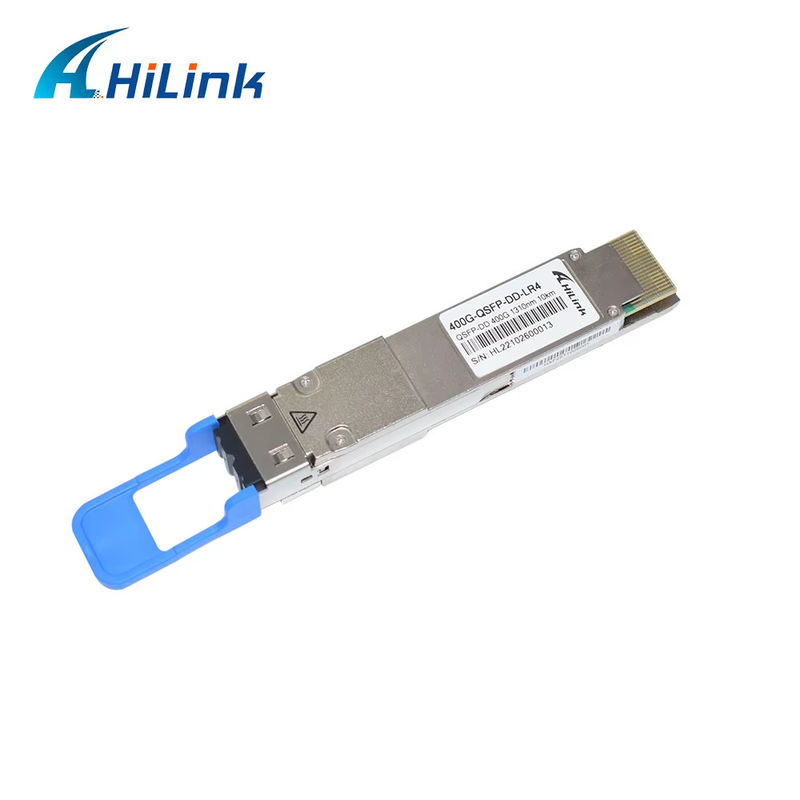 400 Гбит/с QSFP-DD LR4 10 км SMF оптический приемопередатчик, дуплексный разъем LC, совместимый с RoHS, для больших расстояний