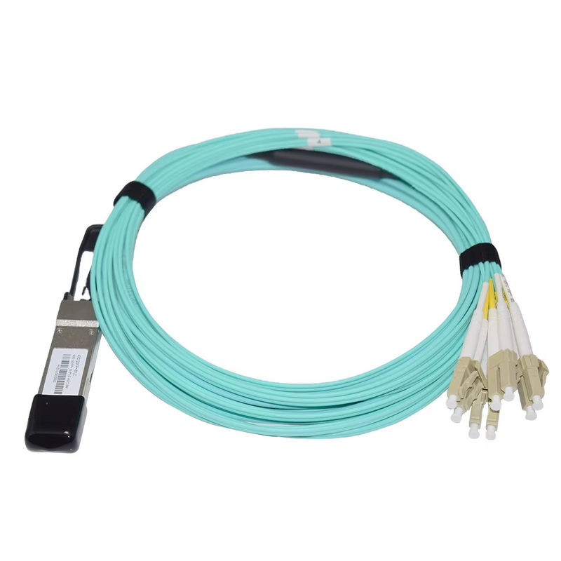 40G QSFP+ до 8xLC AOC 3M Breakout активный оптический кабель для очень коротких расстояний