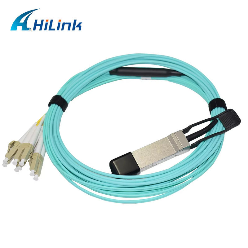 40G QSFP+ до 8xLC AOC 3M Breakout активный оптический кабель для очень коротких расстояний
