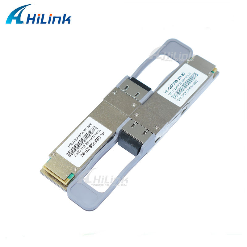 100 Гбит/с 80 км QSFP28 Передатчик горячее подключаемое дуплексное LC соединитель LAN WDM EML TOSA SOA PIN SMF