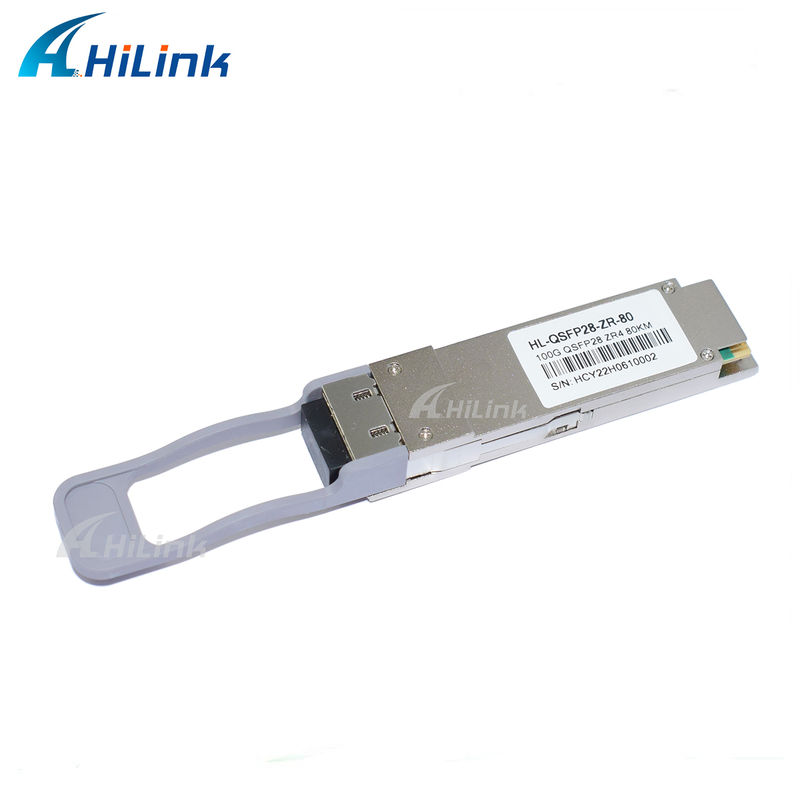 100 Гбит/с 80 км QSFP28 Передатчик горячее подключаемое дуплексное LC соединитель LAN WDM EML TOSA SOA PIN SMF