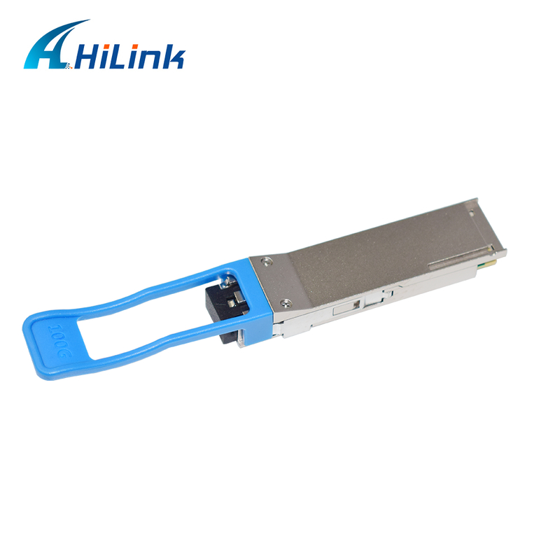 Модуль QSFP28 LR4 оптического передатчика 100 Гбит/с 20 км горячо подключаемый двойной LC-коннектор с однорежимным соединением