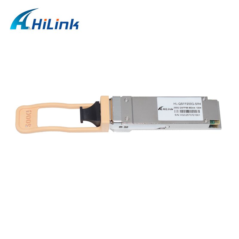 QSFP200G QSFP56 200G SR4 горячо подключаемый оптический передатчик 70m@OM3 100m@OM4 FEC Single MPO12 Multimode Fiber RoHS жалоба Высокая скорость для 200GBASE-SR4 Ethernet ссылки Центры обработки данных