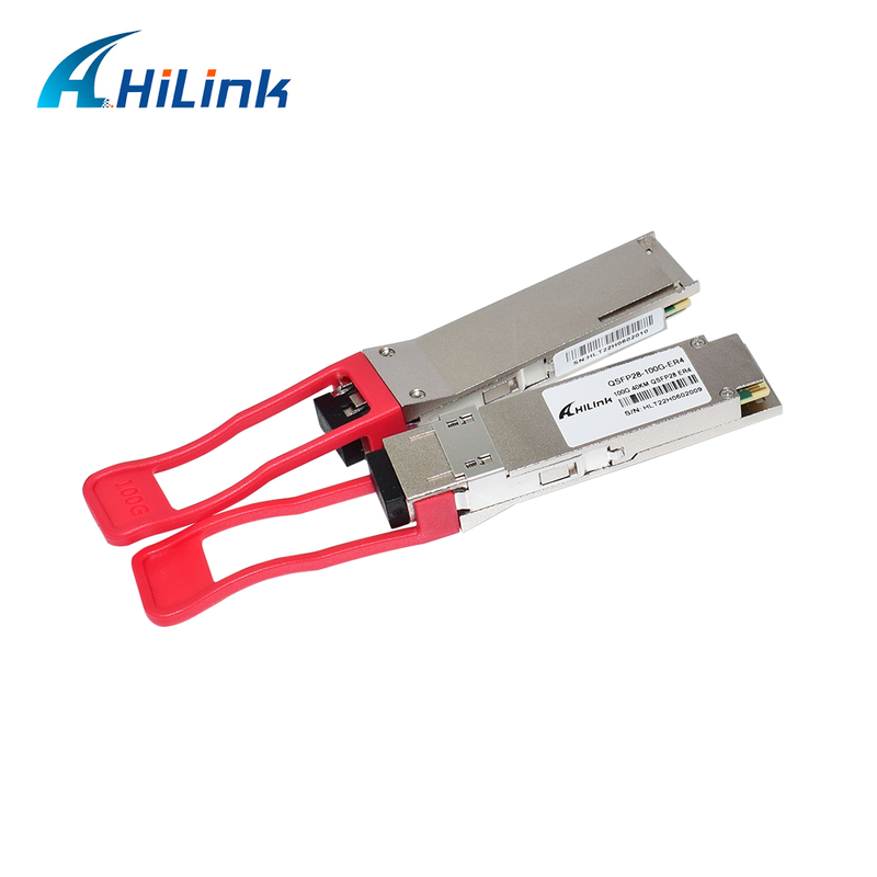 Модуль QSFP28 100G оптического передатчика с дальностью доступа 40 км, низким потреблением энергии (< 4,5 Вт) и соответствием RoHS 6/6 для центров обработки данных
