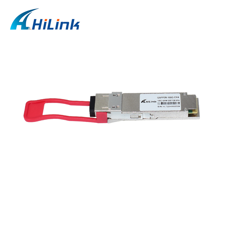 Модуль QSFP28 100G оптического передатчика с дальностью доступа 40 км, низким потреблением энергии (< 4,5 Вт) и соответствием RoHS 6/6 для центров обработки данных