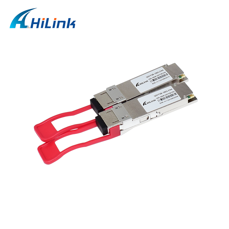 Модуль QSFP28 100G оптического передатчика с дальностью доступа 40 км, низким потреблением энергии (< 4,5 Вт) и соответствием RoHS 6/6 для центров обработки данных