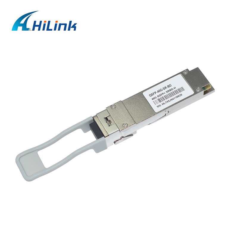 40 Гбит/с 100 м QSFP+ оптический модуль, волокно, двунаправленный, дуплексный LC, с возможностью горячей замены, 850/900 нм, MMF